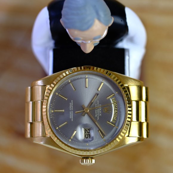 Rolex Day-date RARE Silver Sigma Dial 36mm Watch - Picture 6 of 9